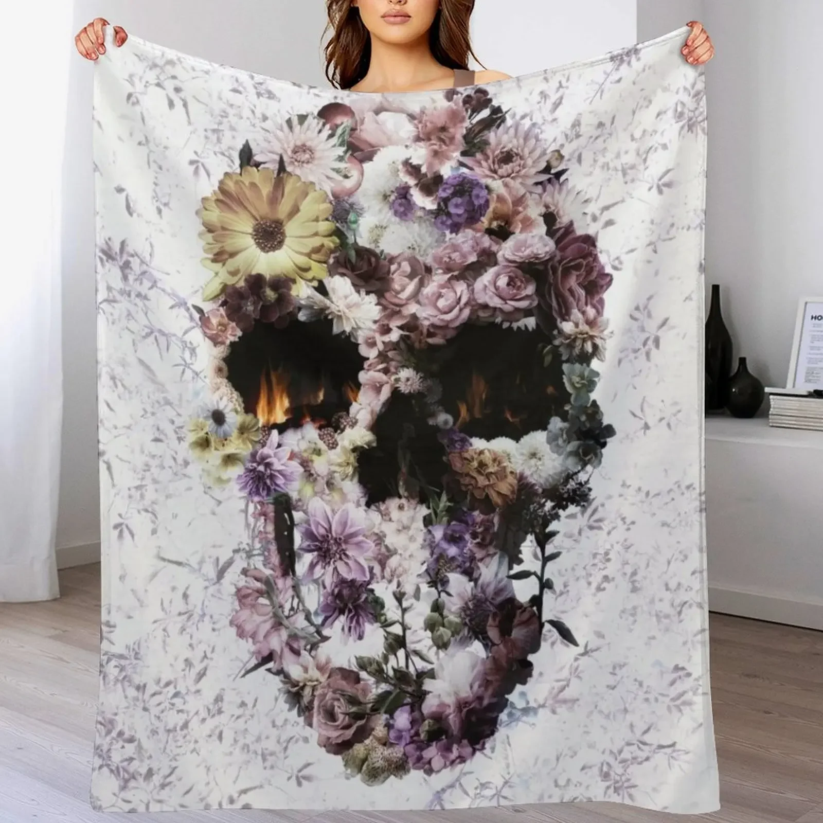 

Upland Skull Throw Blanket Custom Quilt Blankets For Baby Thermals For Travel Blankets