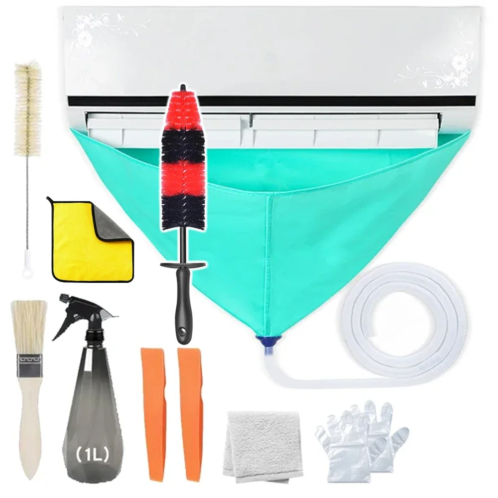 1-10 Stuks Airconditioner Reinigingszak Kit Waterdichte Afvoer voor Wassen Conditioning Waterafvoer-Pijp Ac Reiniging Aircon Cleaner