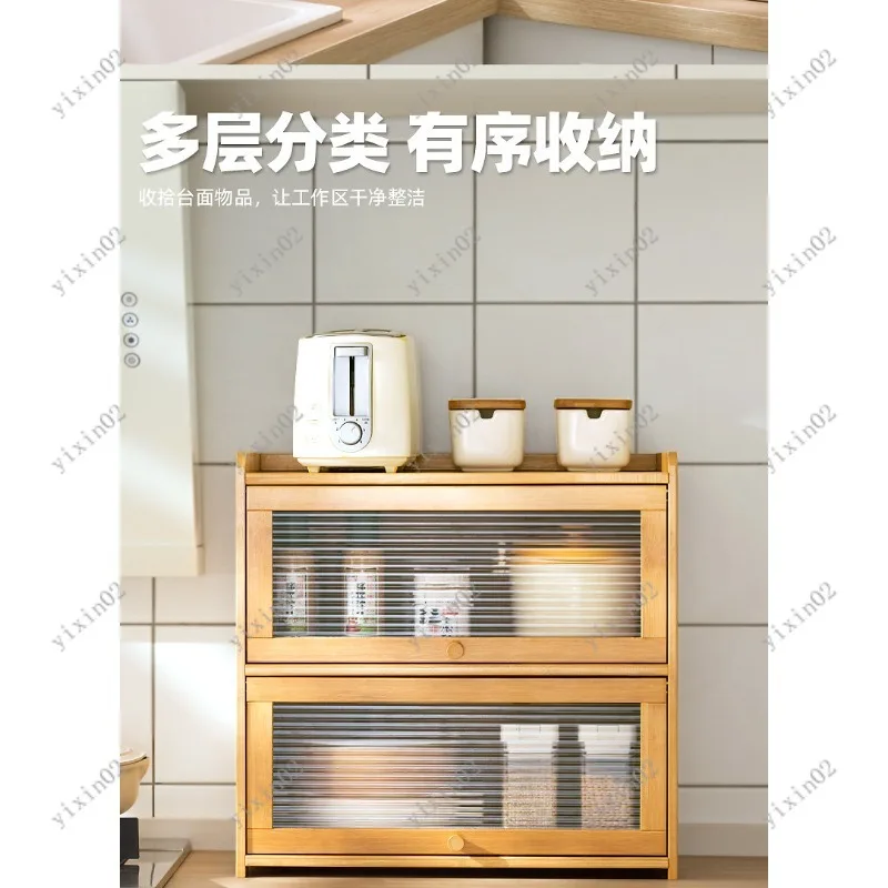 

Kitchen Storage Cabinet Dish Drying Rack Bowl Pot Seasoning Organizer Cupboard