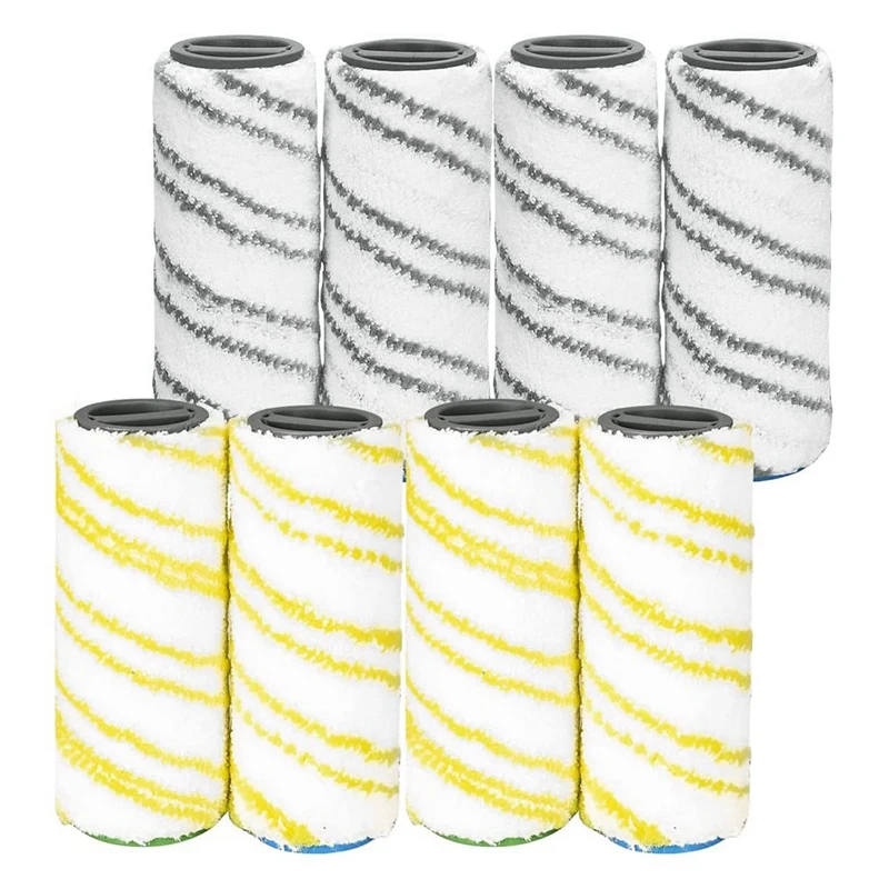 8Pcs Replacement Rollers For Karcher FC7 FC5 FC3D FC3 Floor Cleaner Roller Brush