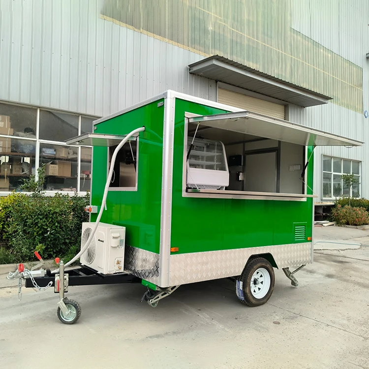 Custom Size Food Trailer with Customizable Appearance Kitchen Equipment Mobile Kitchen Restaurant Fast Food Truck Food Cart view 4