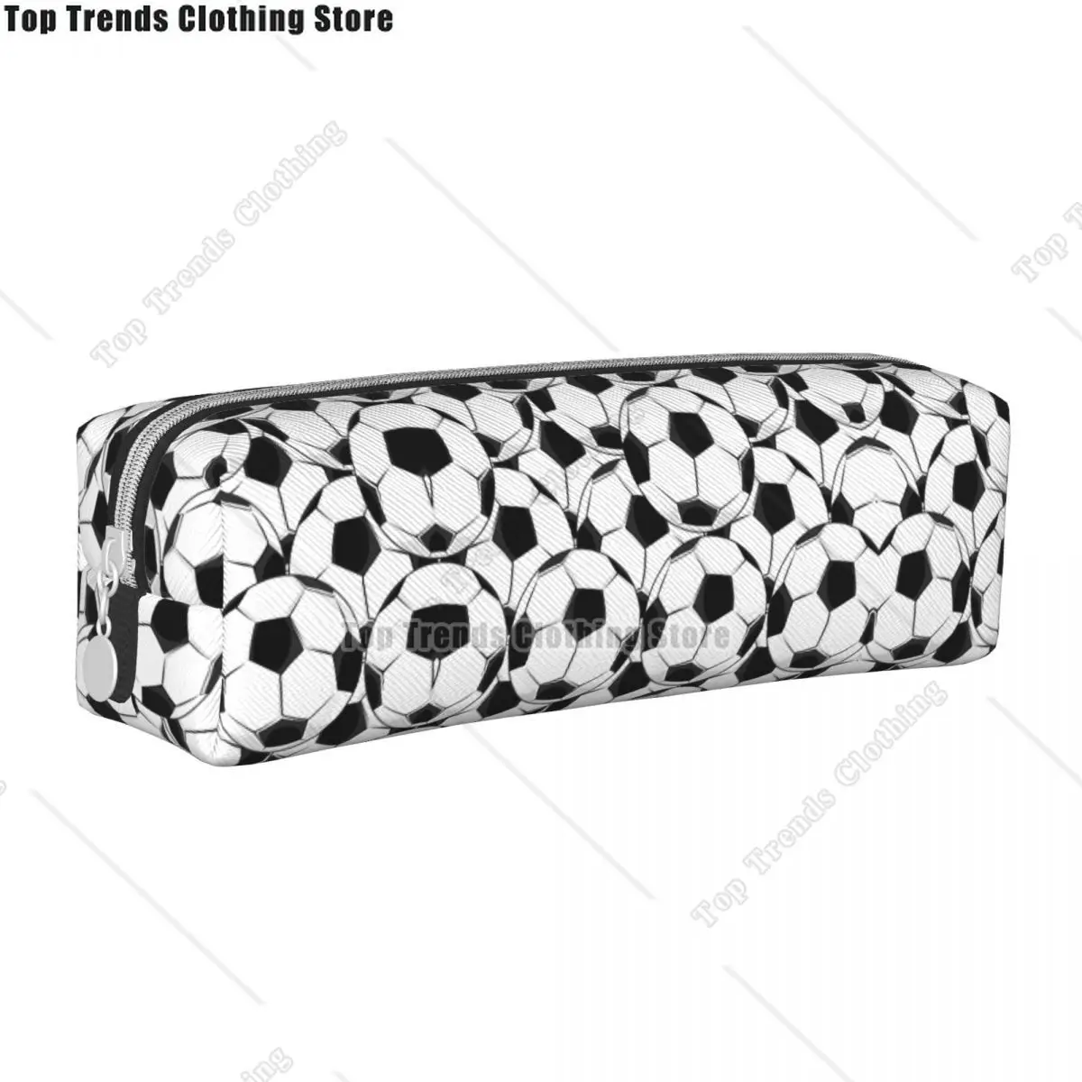 Football Balls Sports Pencil Case Cool Girls Boys Cute Pencil Box Custom Back To School Pencil Cases Stationery Birthday Present