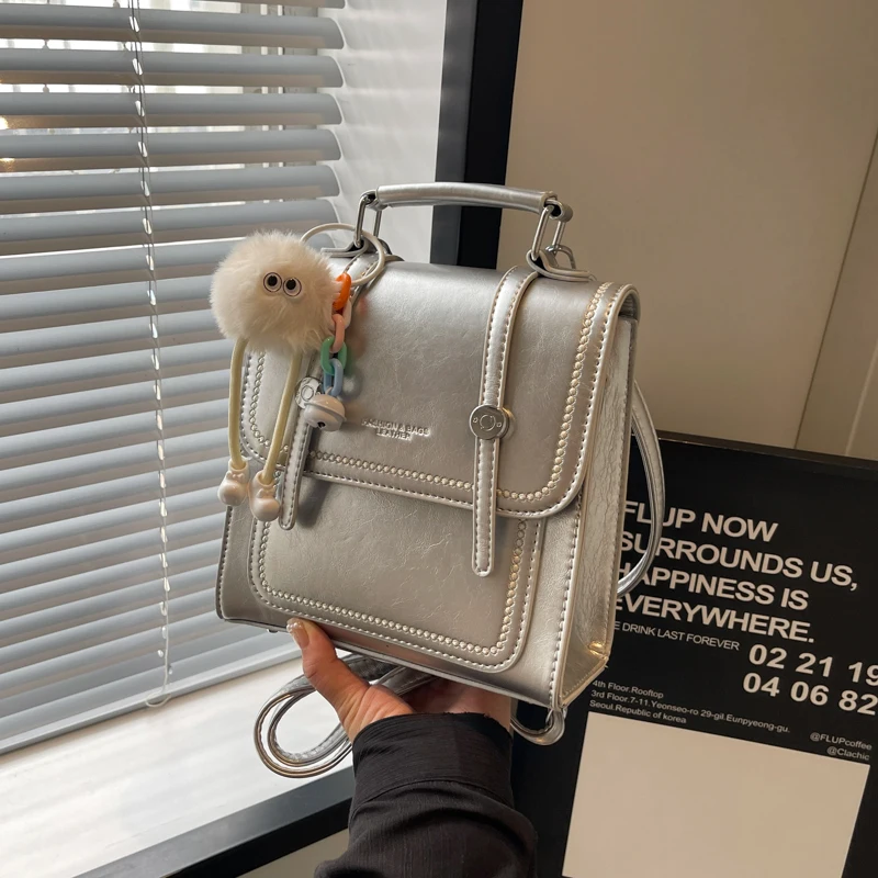 Trendy Academy Style Shoulder Bag for Women 2024 New Fashion Versatile Trendy Women\'s Bag Animal Cartoon Doll Women\'s Bag