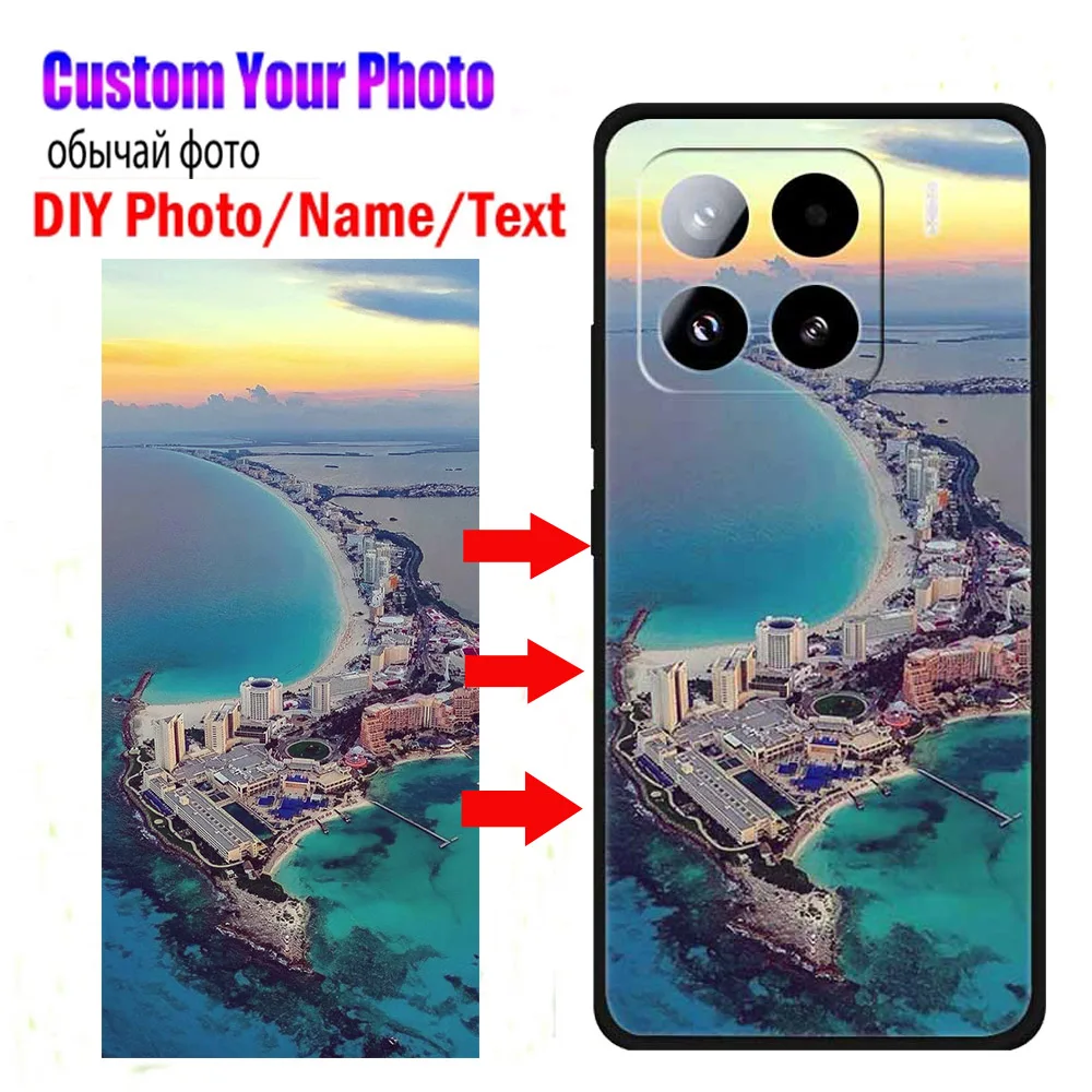 Angepasst DIY Fotos Telefon Fällen Für Xiaomi 15 17 Pro Max Personalisierte Bild Silikon Abdeckung Für Xiaomi 15T Pro 14T Weiche Fall