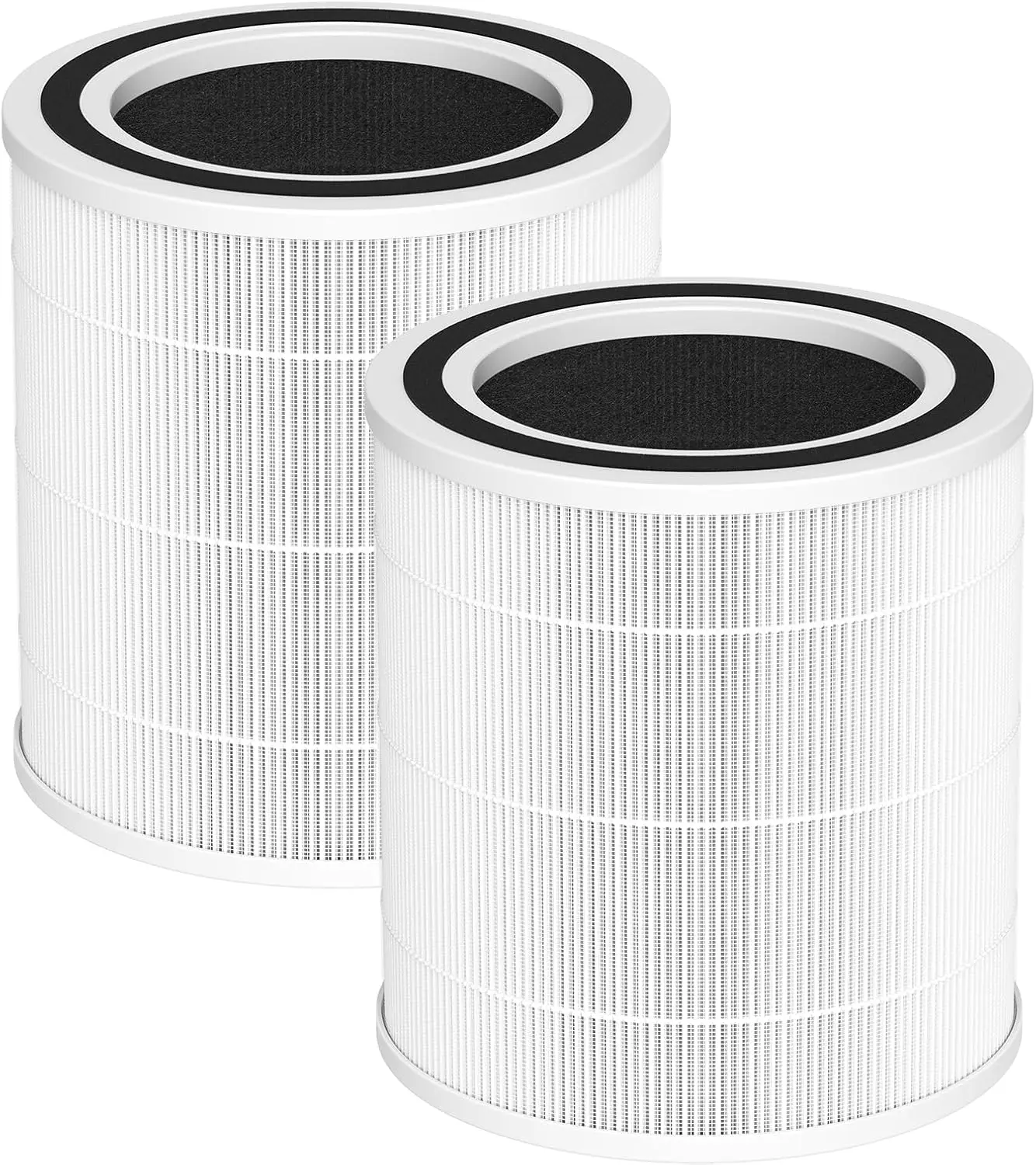 2 Pack AC400 Air Purifiers Replacement Filter for Purivortex AC400 Air Purifier, 3-in-1 HEPA Technology High Efficiency, Whit
