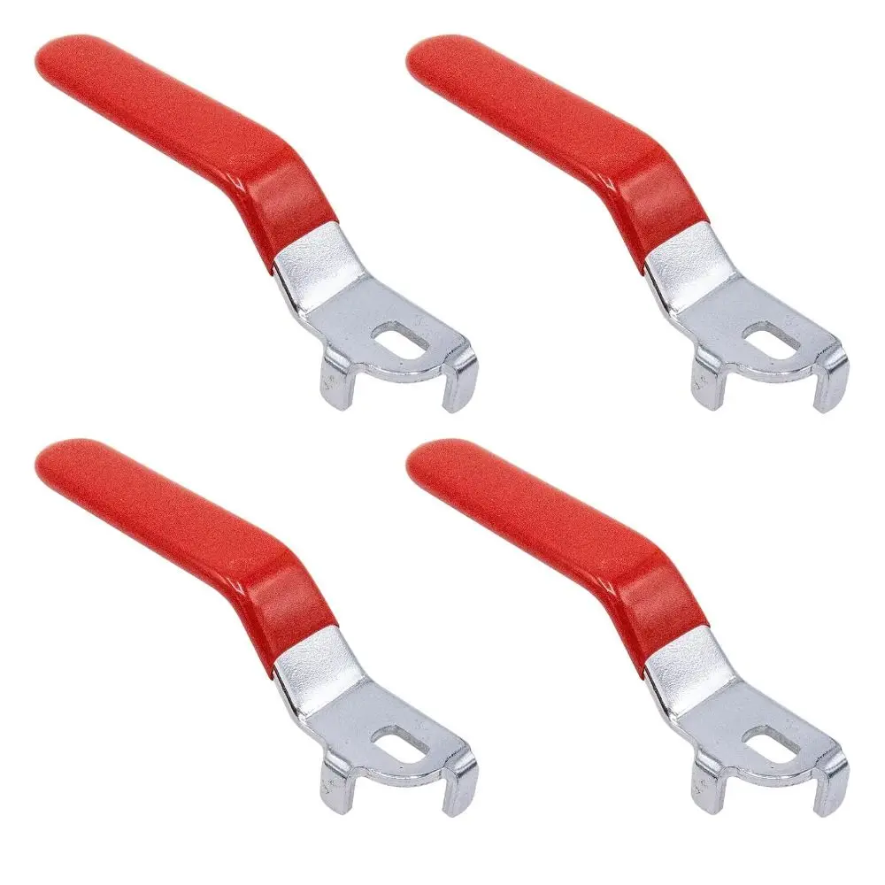 Chrome Plated Ball Valve Handle Corrosion Resistant Multi-functional Water Valve Wrench Universal Outdoor Faucet Handle Plumbing