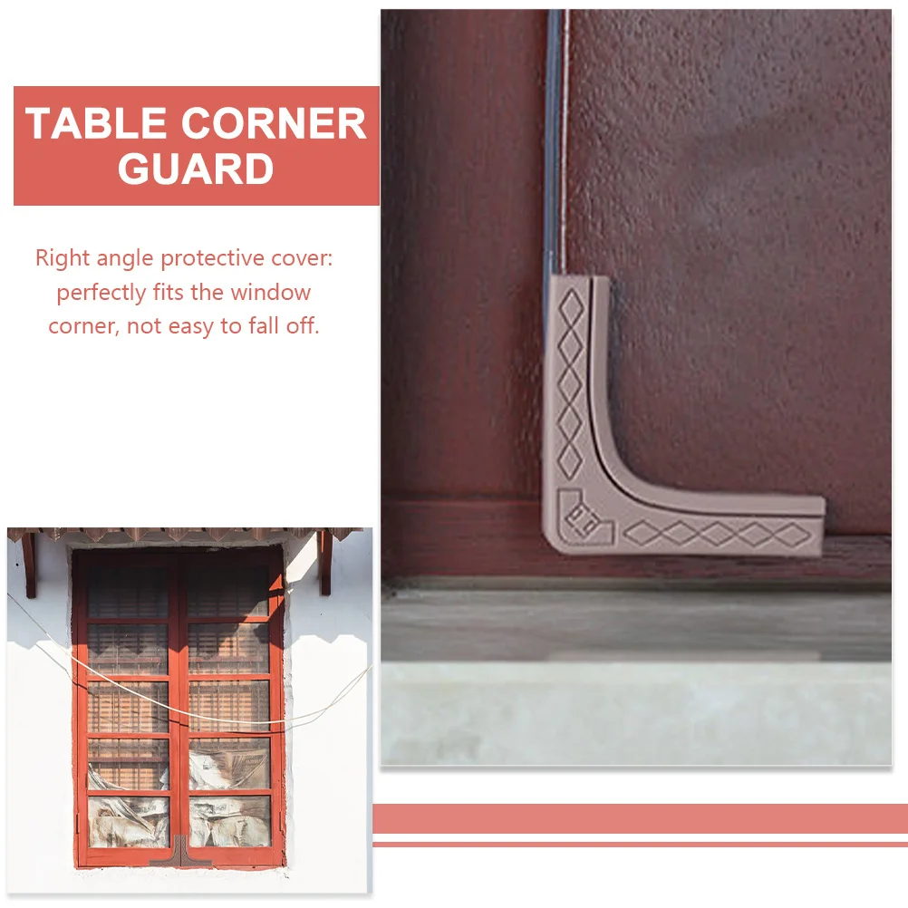 4 قطعة حامي الزاوية الحرس سيليكون الطفل التدقيق مصدات لطاولة أثاث نافذة الزاوية اليمنى يغطي ديكور سلامة الطفل