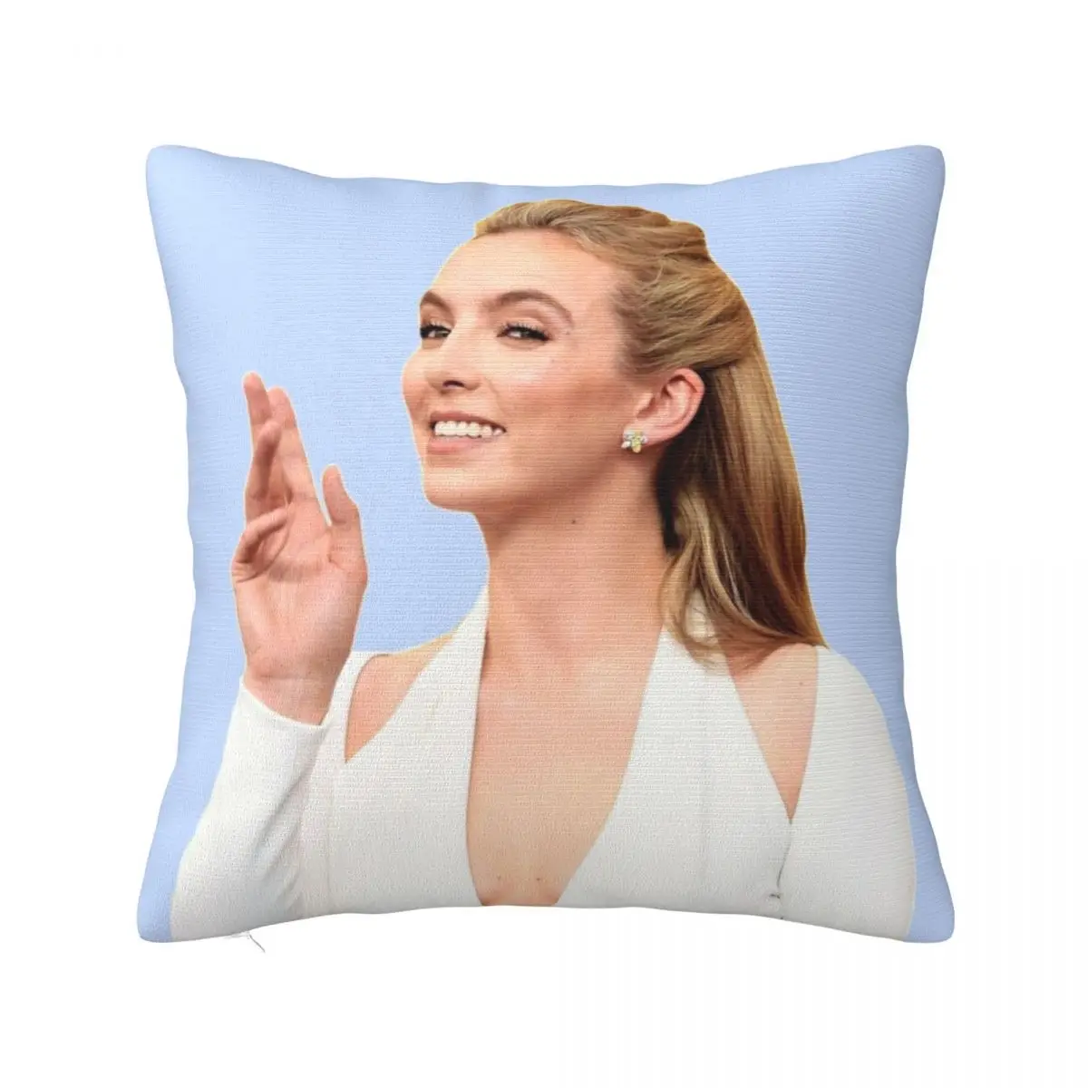 

Jodie Comer Throw Pillow Pillow Decor Covers For Sofas New year christmas supplies