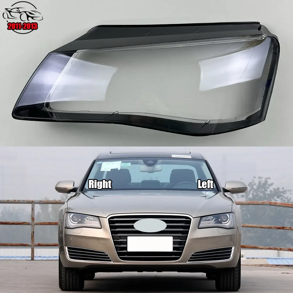 

Чехол для автоматической фары для Audi A8 A8L D4 2011 2012 2013, крышка для автомобильной фары, абажур, стеклянная крышка, крышки, корпус фары