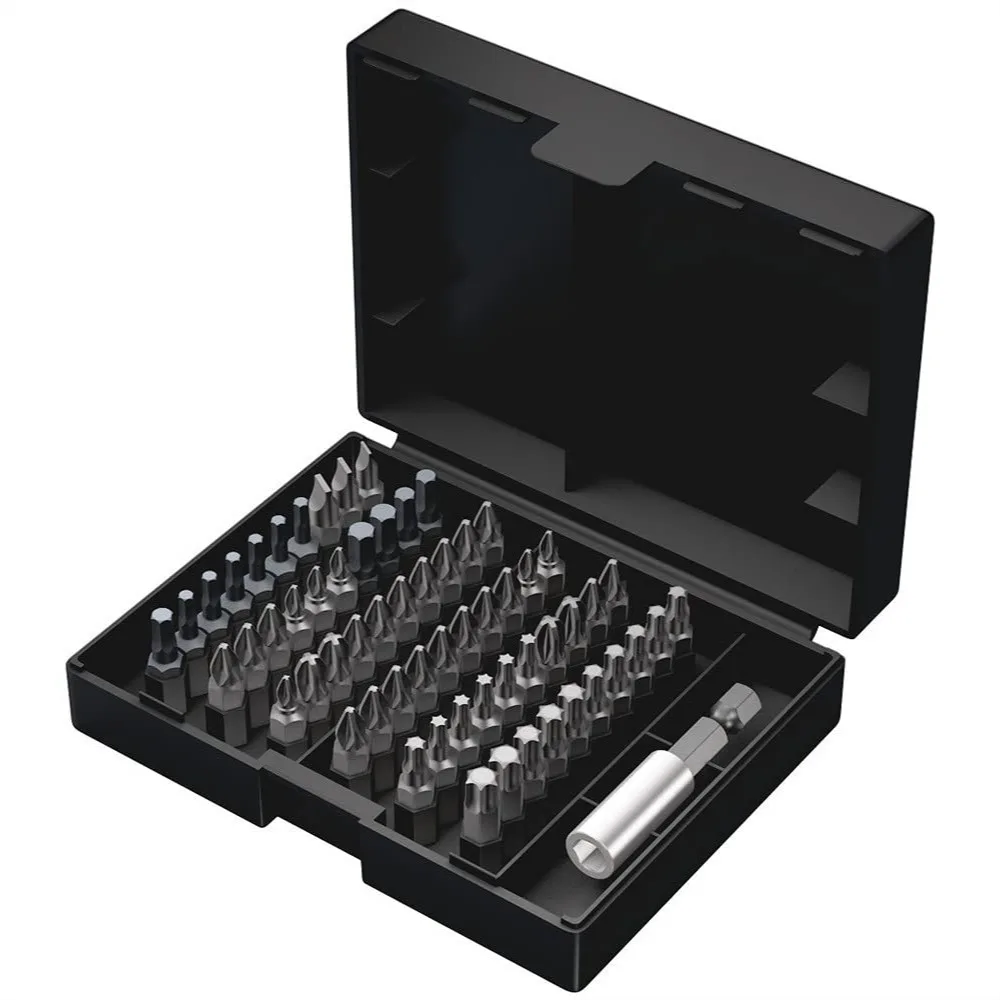 

61-Piece Bit-Safe Universal 3 Set, Tough Viscous Bits with Stainless Sleeve and Strong Magnet