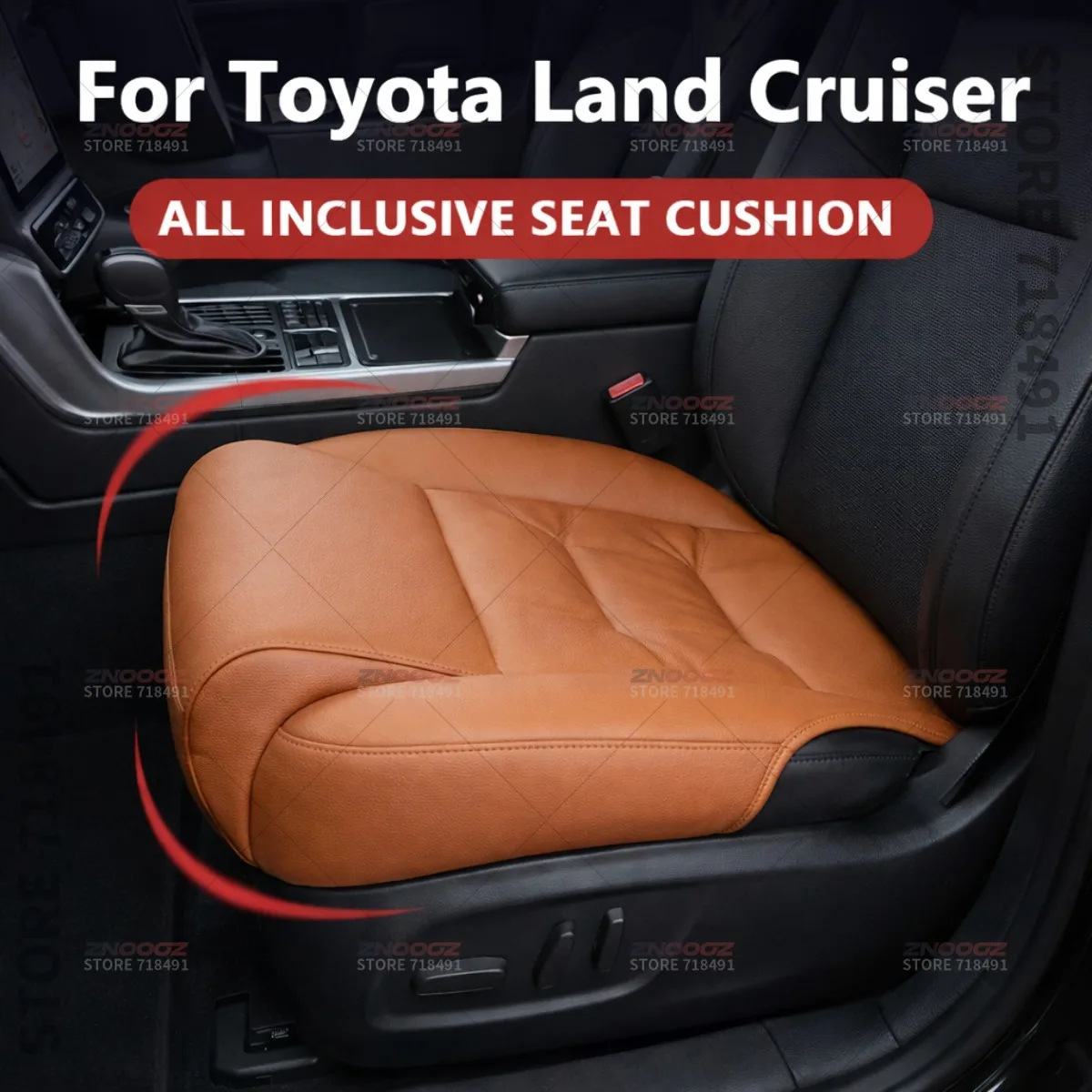 

Подушка-удлинитель для поддержки ног в сиденье автомобиля Toyota Land Cruiser, накладка на сиденье из пены с эффектом памяти, аксессуары для интерьера