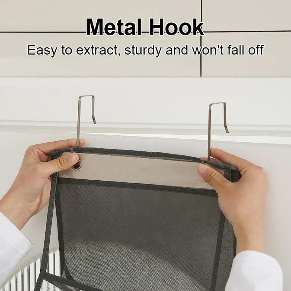 

Настенный подвесной органайзер с шестью отделениями, однотонный, для хранения закусок, складной, с видимыми слоями для хранения