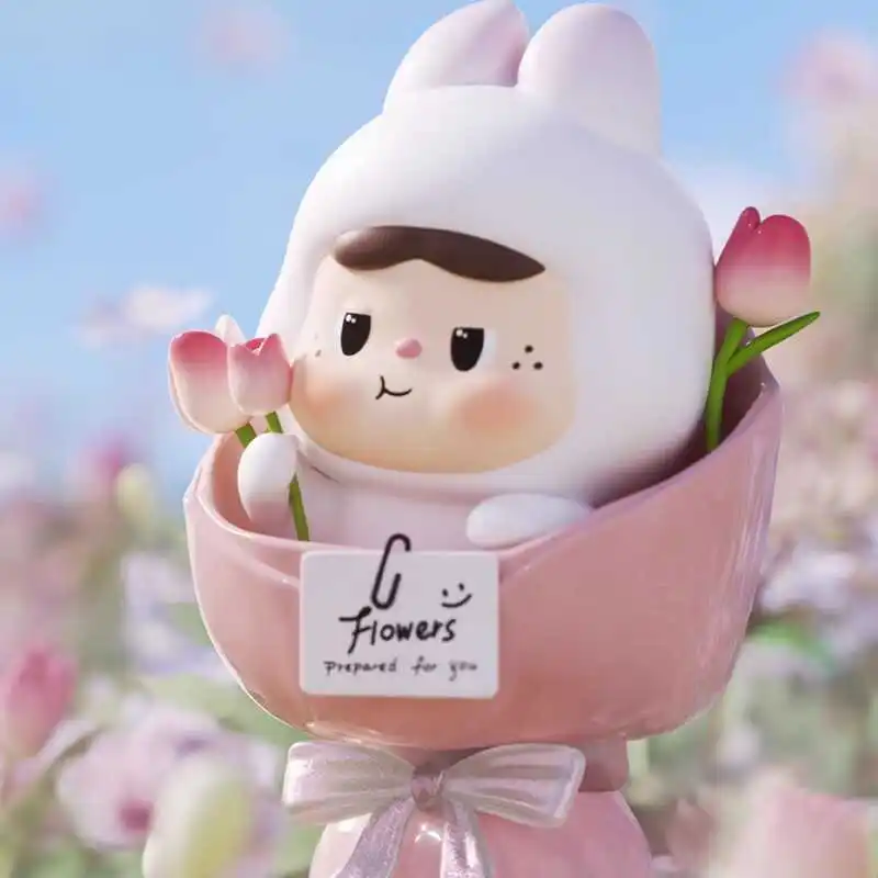 Baobao الربيع رحلة التخييم سلسلة صندوق أعمى تخمين حقيبة صندوق غامض اللعب دمية لطيف أنيمي الشكل سطح المكتب الحلي هدية عيد ميلاد