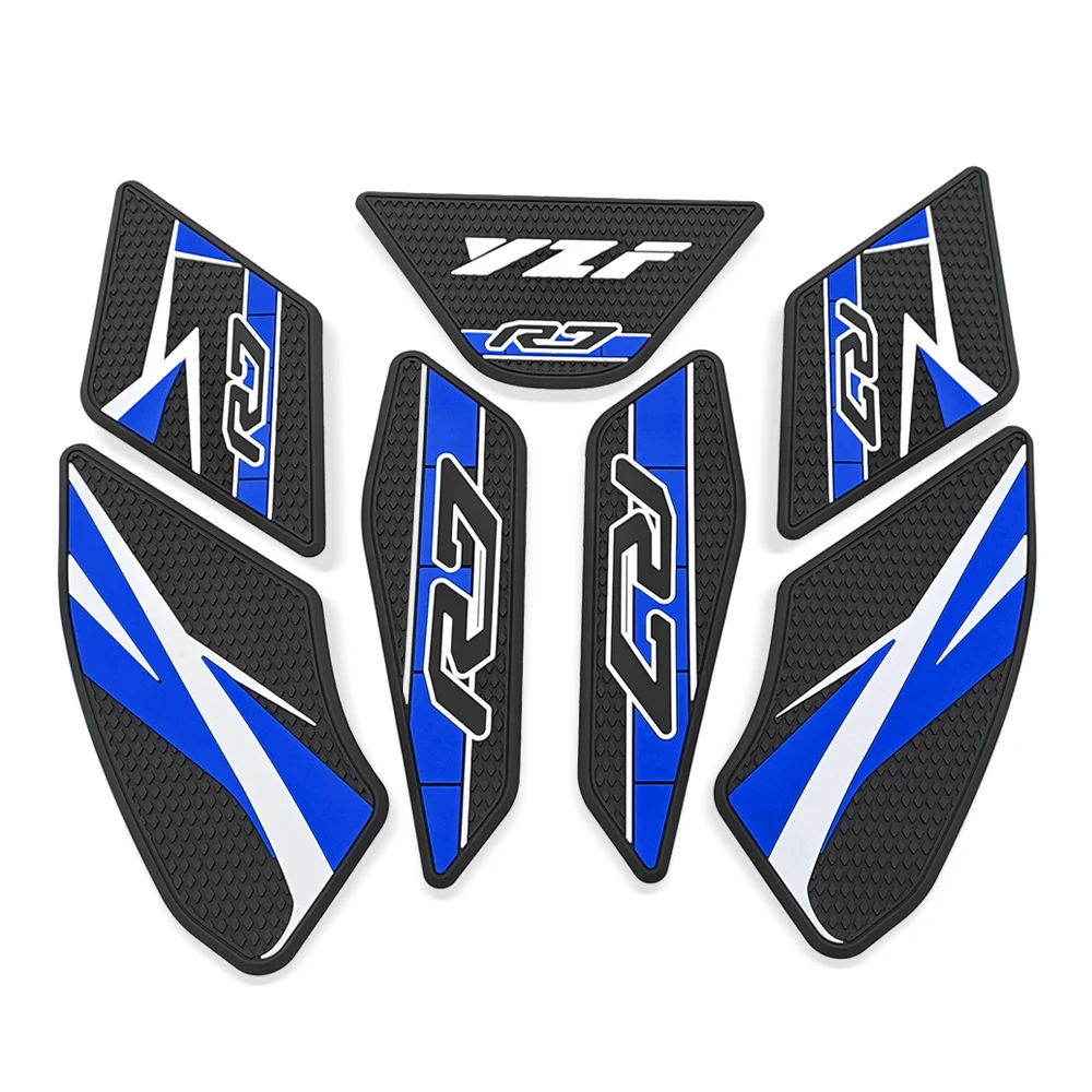 For Yamaha YZF R7 YZFR7 YZF-R7 2026 Motorcycles Flank Rubber Mat Shroud Tank Pad Side Sticker Traction Grip Accessories