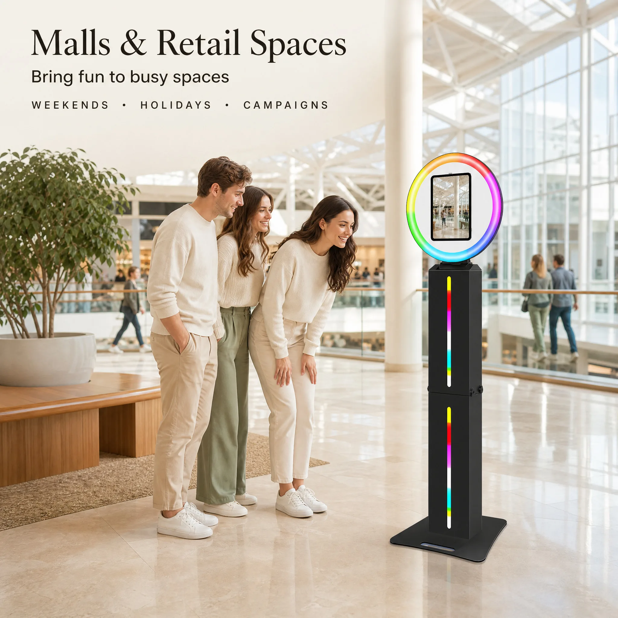 Photography Website - 10.5-13 Inch iPad Photobooth Selfie Stand