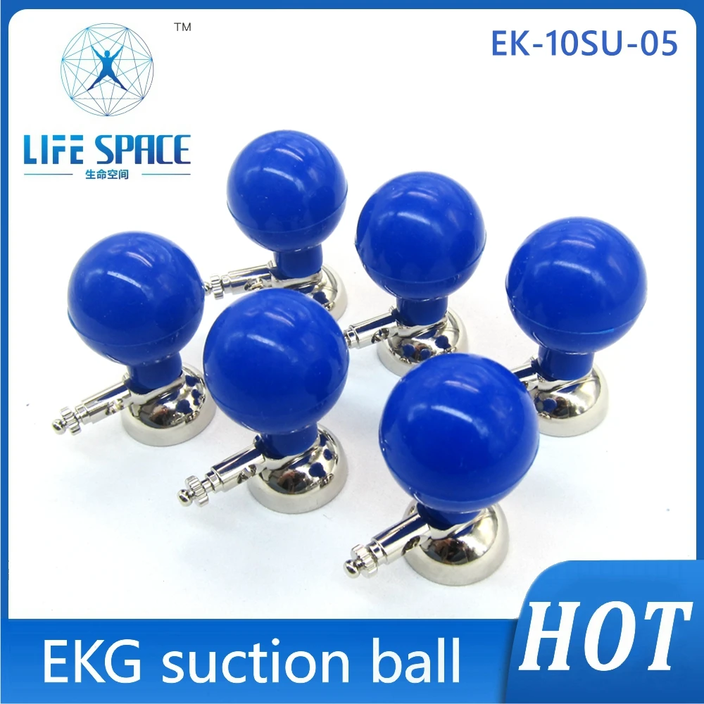 

EKG Suction ball Electrodes Nickel-plated multifunctional 3.0 4.0 snap clip For Ecg Ekg Cable Electrocardiograph Machine 6pcs