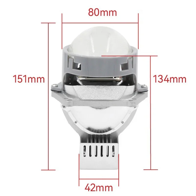 

Обновите свои Автомобильные фары с 3-дюймовым Bi светодиодным объективом проектора-12 в 75 Вт 5000K + 3000K лм