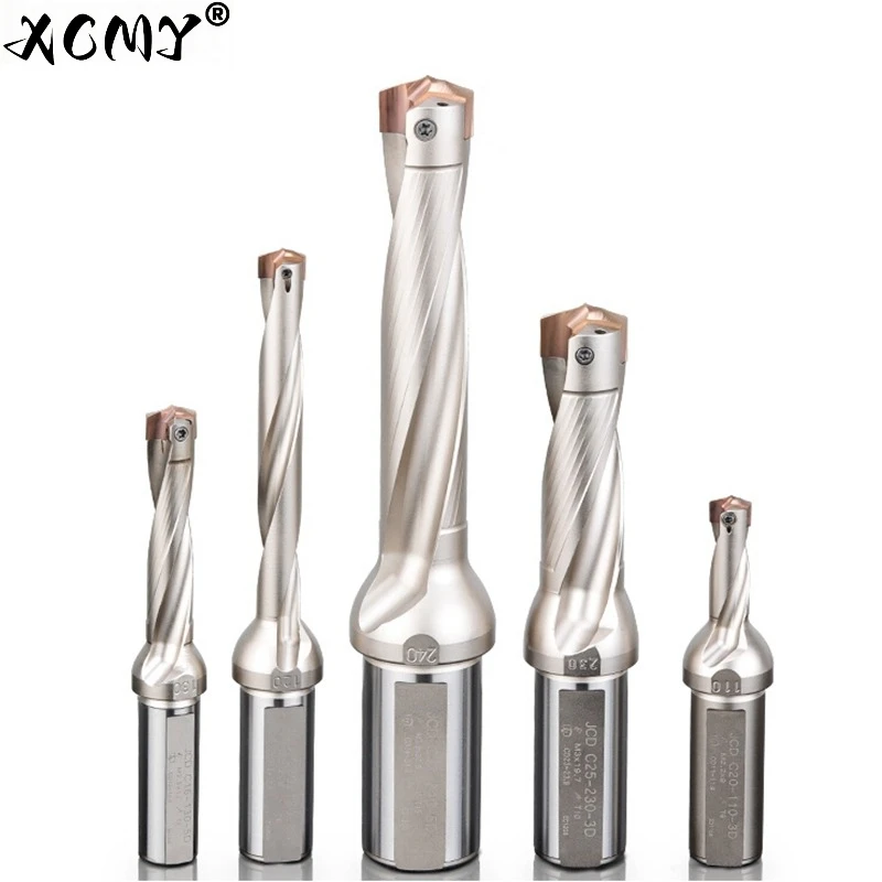 3D 5D 8D 10D interne Kühlung JCD Kronenbohrstange Durchmesser 10–25 mm für Einsatz HCD Hocheffizienter, präziser, einsteckbarer U-Bohrer – Detail 2