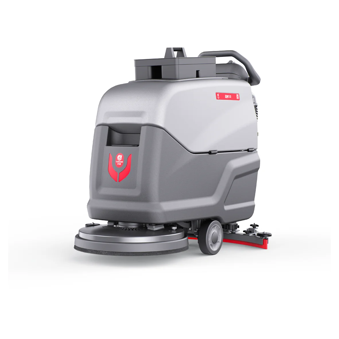 

CleanHorse ARES530 Commercial Electric Walk-Behind Floor Vacuum Scrubber Dryer Battery-Powered Concrete Floor Cleaner