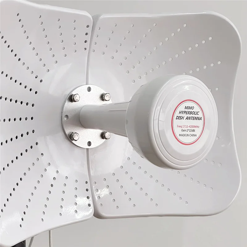 A74E-Wifi مكبر صوت أحادي هوائي طبق مكافئ هوائي ضغط الدم 1710-4200 ميجا هرتز 19Dbi