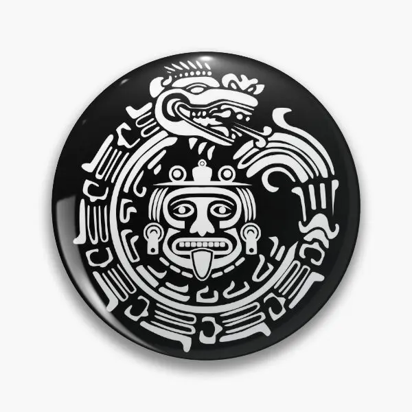 Quetzalcoatl Maya Aztec Ancient Symbol  Soft Button Pin Decor Cute Clothes Jewelry Metal Gift Women Brooch Fashion Cartoon Hat