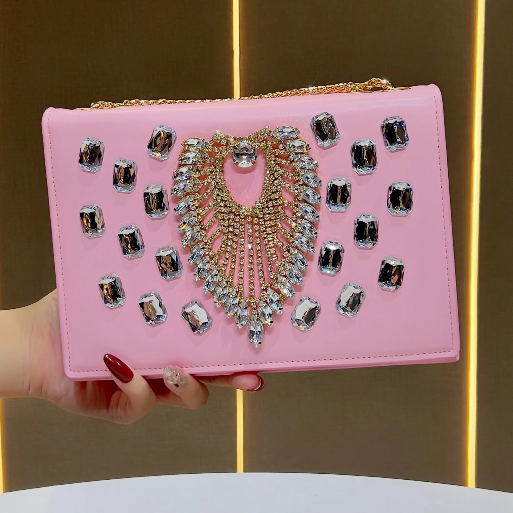 New chain shoulder messenger bag underarm bag high-end women's handbag versatile women's bag