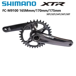 SHIMANO XTR M9100 M9120 Crankset 170mm 175mm 30T 32T 34T 36T 38T 12s Crankset For Mountain Bike Bicycle MTB 12s Original Shimano