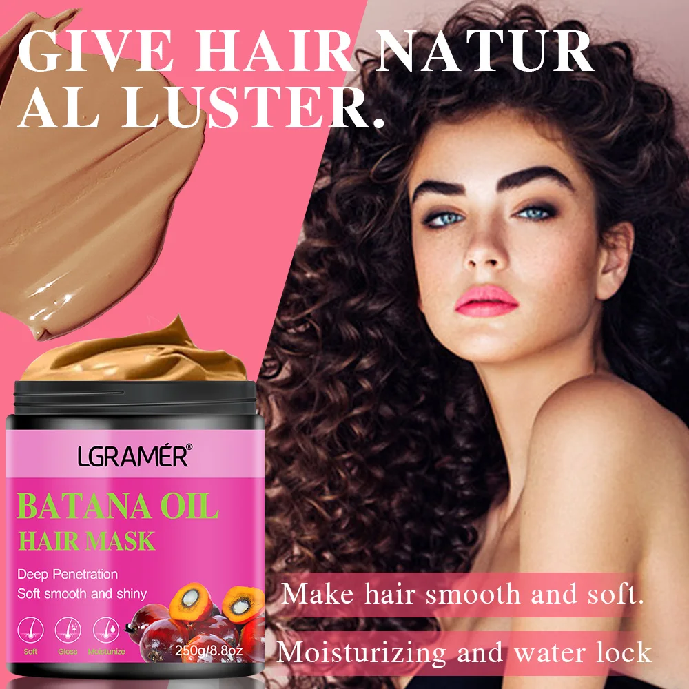 

Батана масло, пленка для ухода за волосами, питательная, увлажняющая, восстанавливающая, укрепляет корни, разглаживающая, кондиционер для волос, уход за волосами для женщин