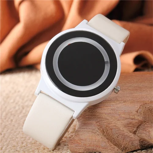 Imagen 2 del producto Relojes creativos de moda para hombre, relojes deportivos para hombre, relojes de pulsera de cuarzo con correa de cuero, reloj Unisex, reloj Masculino Erkek Kol Saati