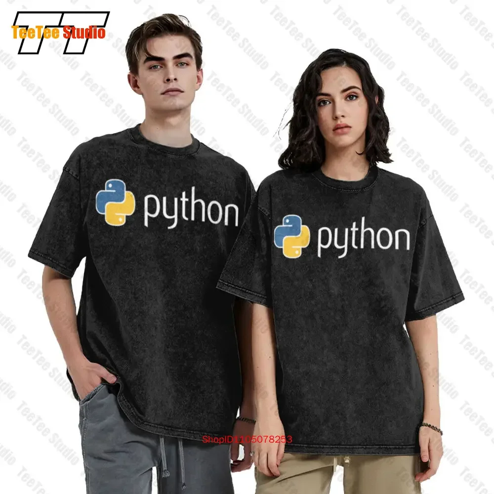 Python Geek Vintage Oversized T-Shirt 3UAN