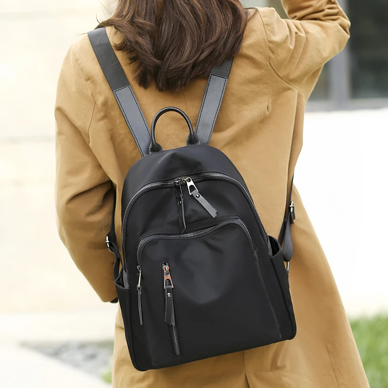 2024 New Fashion Trends Oxford cloth backpack Black Backpacks Women Travel Bag Student Schoolbag Backpack Unisex Bags