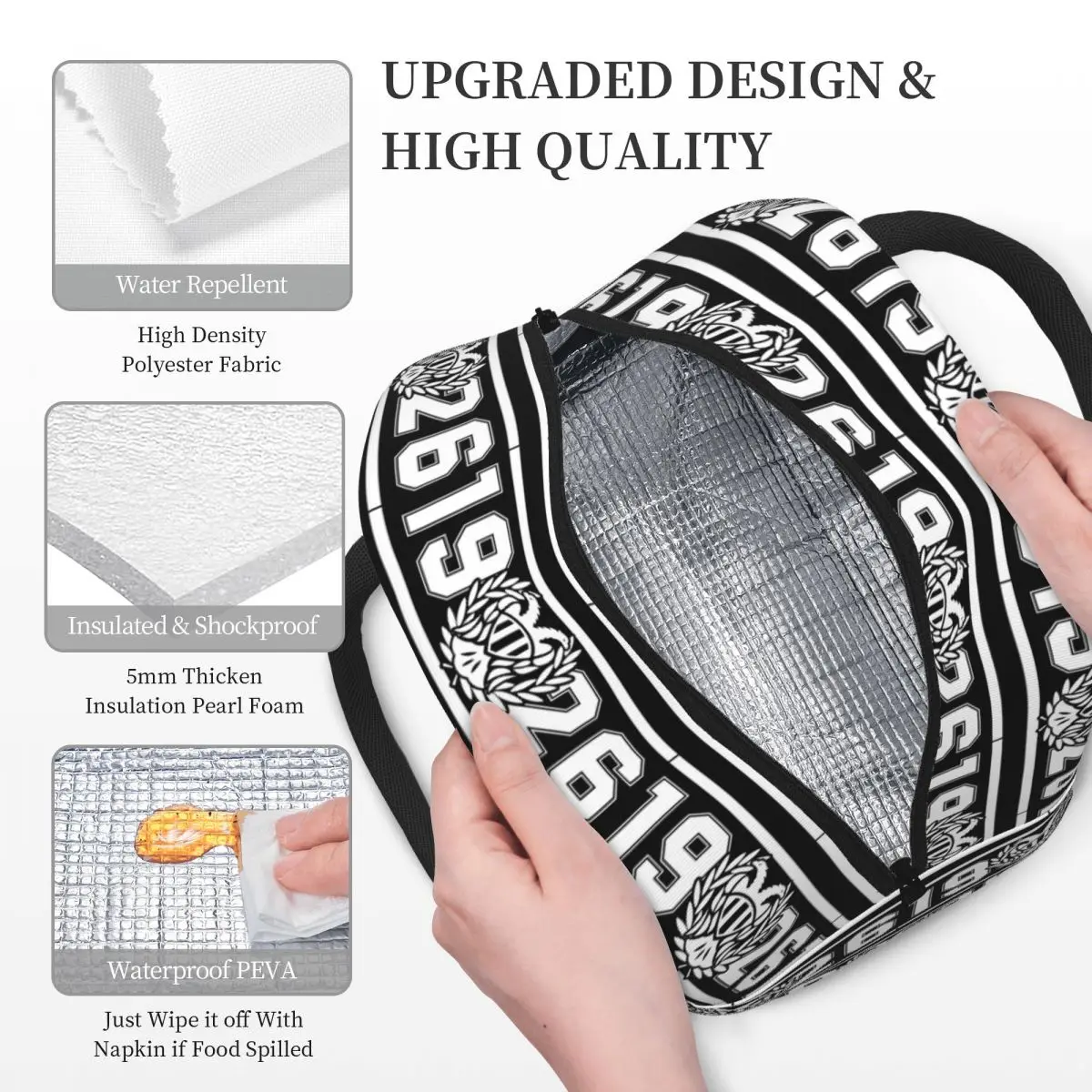 Paok Thessaloniki Ultras Hooligans Lunch Bags Insulated Bento Box Portable Lunch Tote Picnic Bags Cooler Bag for Woman Girl Work