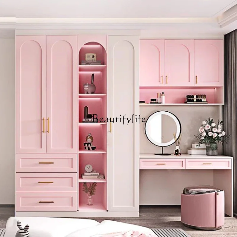 Drawers Storage Tall Wardrobes Medium Luxury Aesthetic White Girls Bedroom Closet Open Clothes Teen Armario De Ropa Furniture