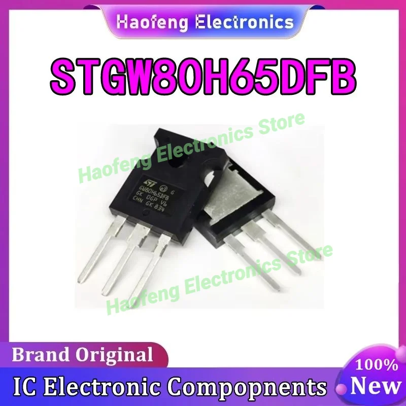

10 шт. 100% новый набор микросхем STGW80H65DFB GW80H65DFB TO-247