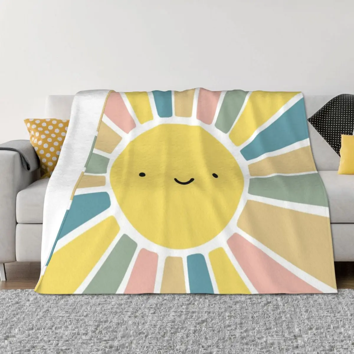 

sunshine Throw Blanket valentine gift ideas Beach Decorative Throw Bed Blankets