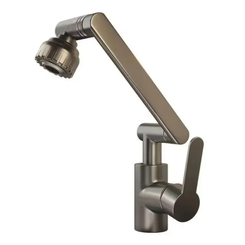 

Hot Sale Mechanical Arm Faucet Kitchen Bathroom Splashproof Faucet Bathroom Countertop Basin Hot and Cold Tap Faucet Accessorie