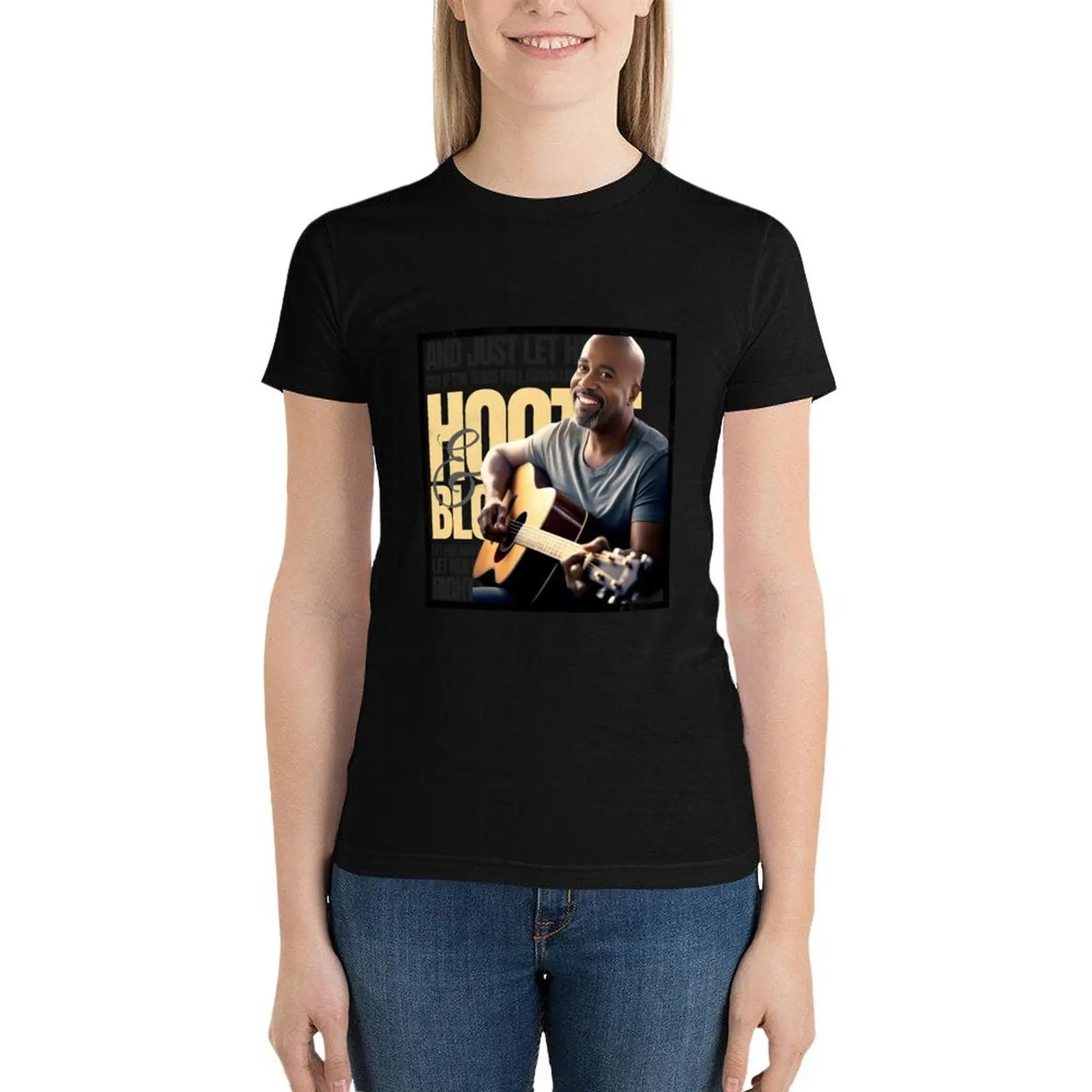 Hootie und der Blowfish 2023 Tour-Live-Konzertband T-Shirt Hippie Kleidung weibliche Kleidung T-Shirts für Frauen