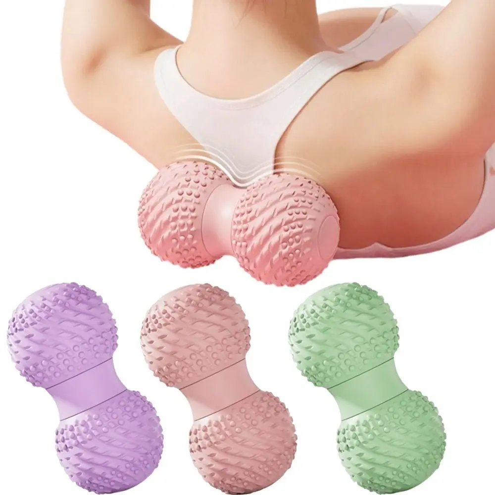 Deep Tissue Peanut Massage Ball Raised Point Trigger Point Ball Fascia Massager Ergonomic Design Comfortable