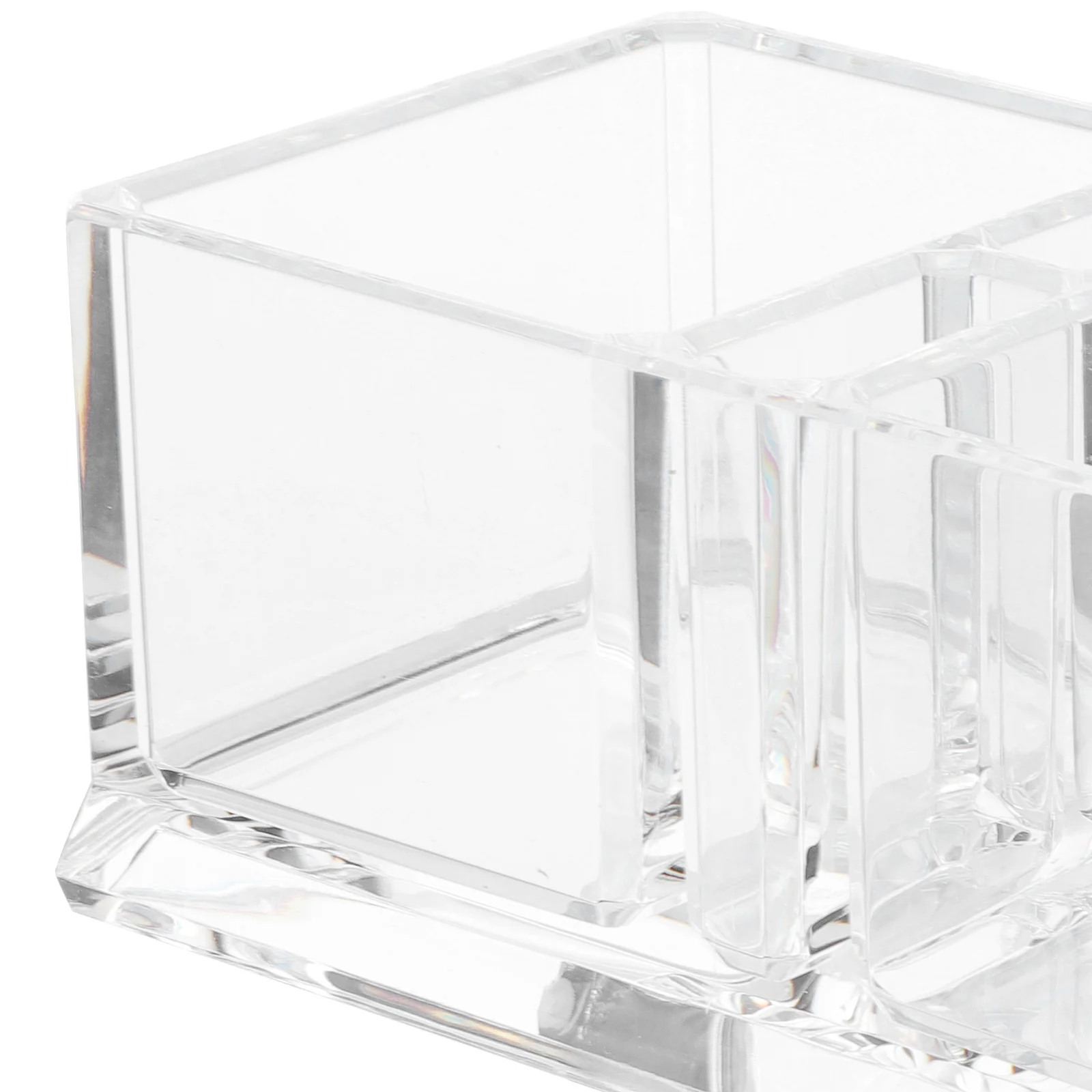 

Clear Acrylic Tea Bag Storage Organizer Box for Small Items Decorative Desktop Organizer 125 Tea Bag Bin Compartment Storage Box