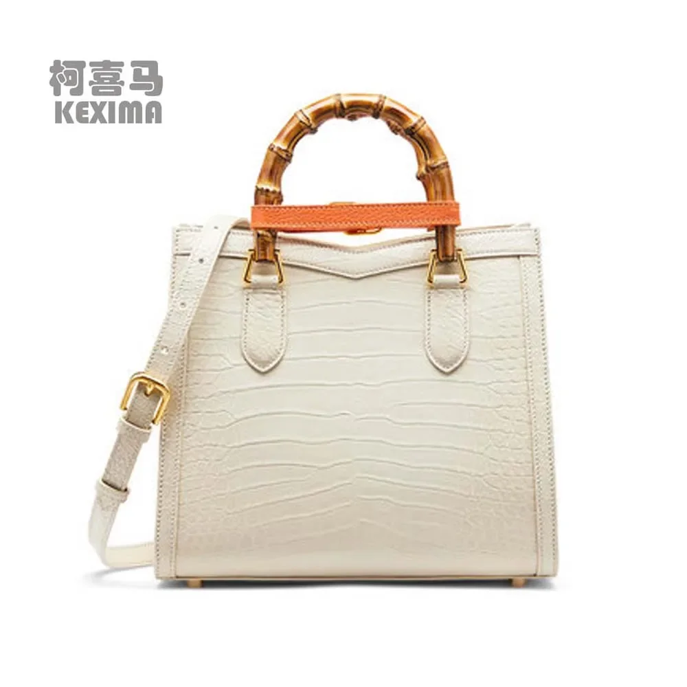 gete new  crocodile Female bag  handbag  female  new  Female crocodile bag large capacity crocodile One shoulder bag