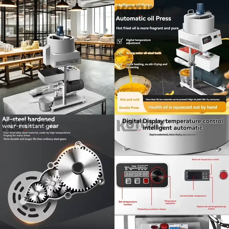 for Automatic Rapeseed Oil Press Machine Palm Kernel Oil Press Machine
