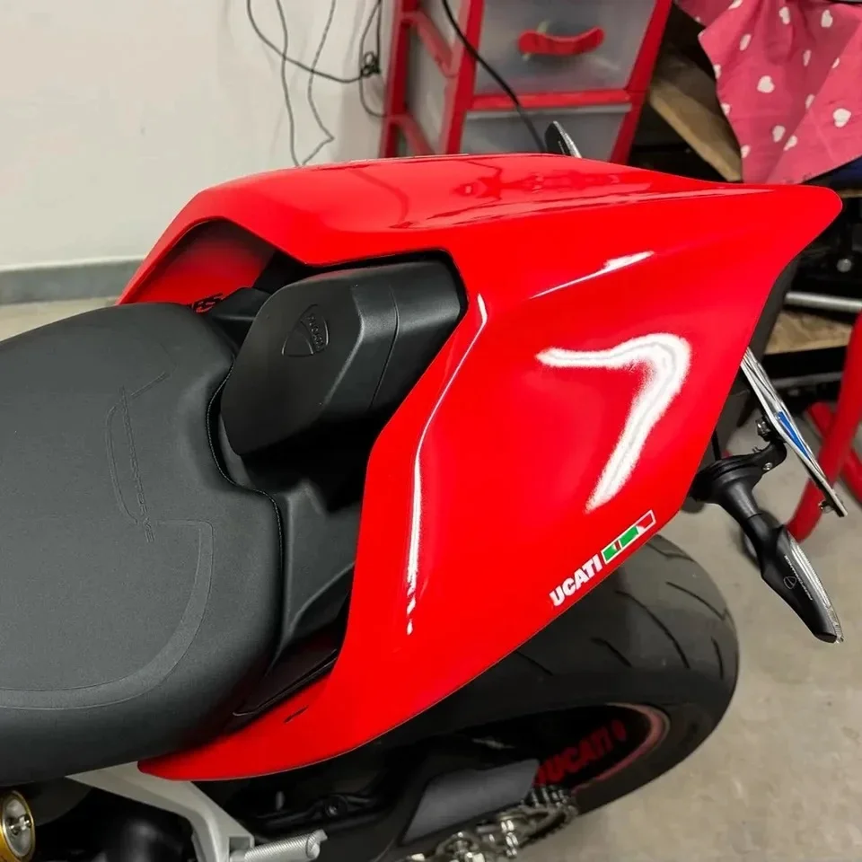 Für DUCATI Panigale V4/S V4R V2 Streetfighter V4/S V2 Superleggera Street Fighter Sitzbezug Schwanz Verkleidung hinten Einzelsitz Buckel