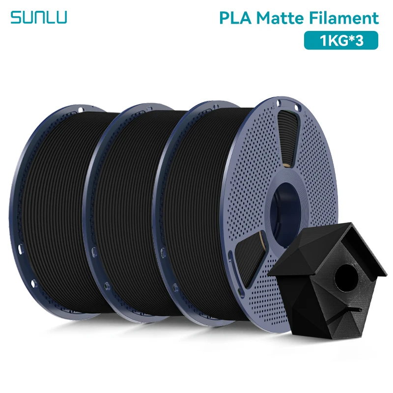 SUNLU PLA Matt 1KG/2KG/3KG/5KG/10KG 1,75mm 3D-Drucker Filament PLA Hohe Transparenz Schnelle Lieferung 1-7 Tage ab Deutschland-Lager