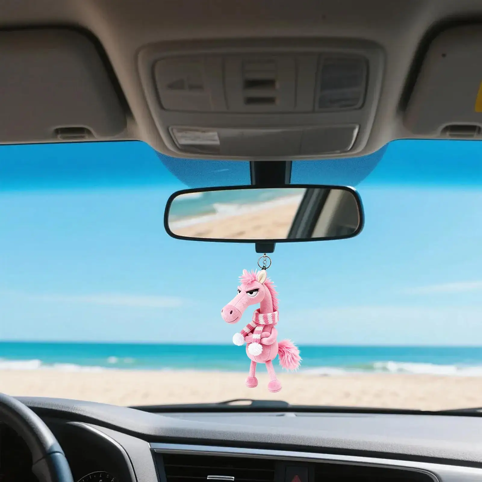 ตุ๊กตาม้าขนนุ่มน่ารักแบบใหม่ กระเป๋าเป้สะพายหลัง พวงกุญแจ ของเล่นห้อยกระเป๋า ตุ๊กตาแอคชั่นฟิกเกอร์ ของเล่นสร้างสรรค์สำหรับเด็ก