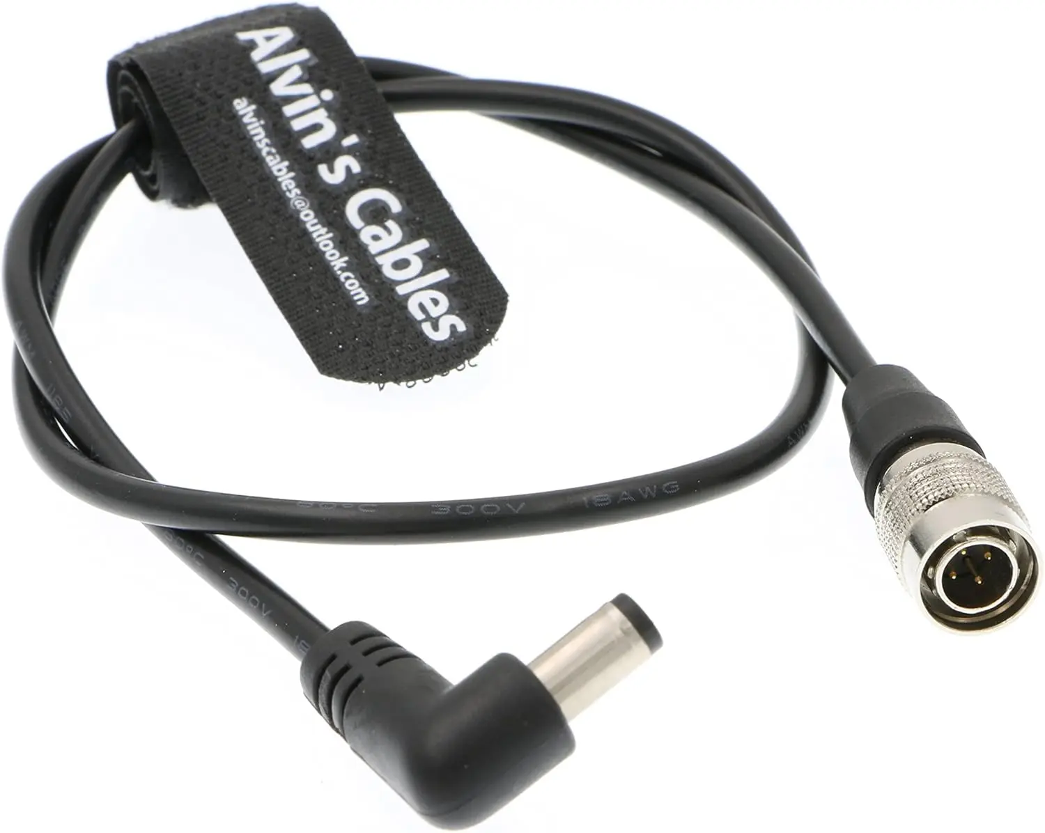 

4-контактный силовой кабель Alvin's Hirose 45 см 12 В 24 В для звуковых устройств Blackmagic