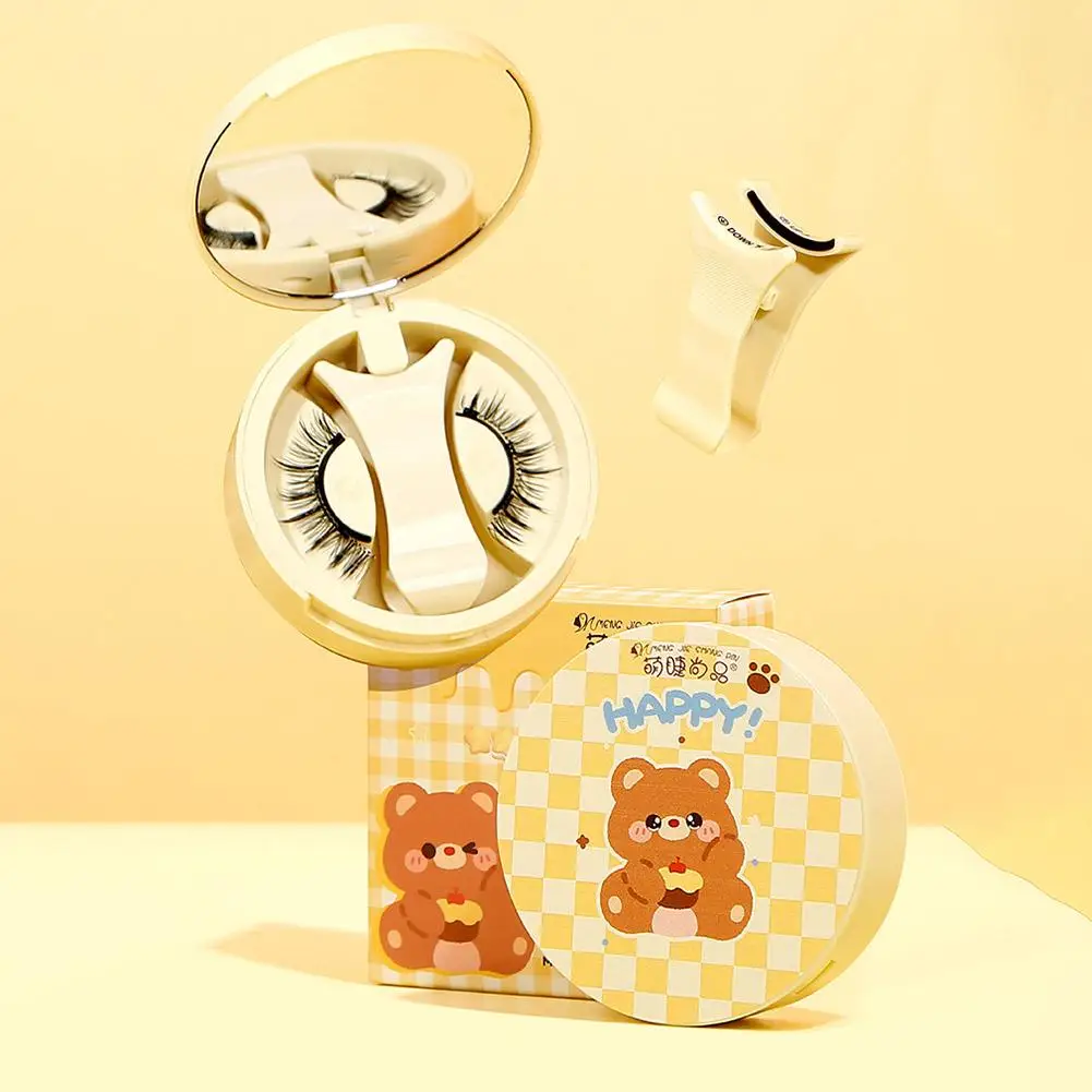 الرموش الصناعية المغناطيسية لا الغراء قابلة لإعادة الاستخدام المغناطيسي أنيمي أداة رموش سميكة رموش طبيعية ماكياج J6T9 #3