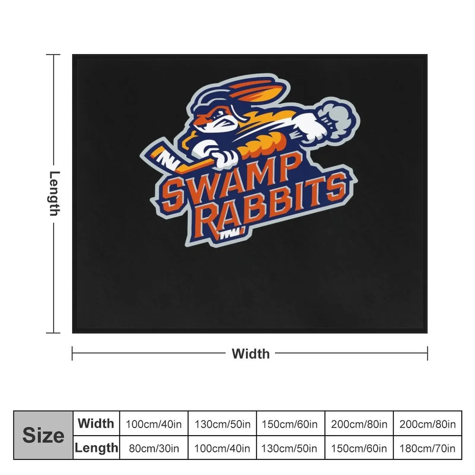 GREENVILLE SWAMP RABBITS Throw Blanket cosplay anime Polar Decorative Throw Plaid on the sofa Blankets