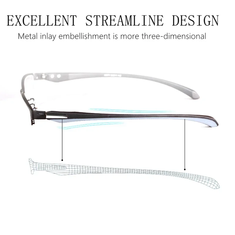 Transition Photochromic Progressive Reading Glasses Men Multi-Focus Anti Blue Ray UV400 Women Computer Hyperopia Spectacles