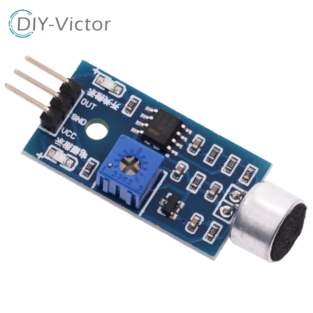 3pin Voice Sound Detection Sensor Module Intelligent Smart Robot Helicopter Airplane Boart Car for arduino Diy Kit