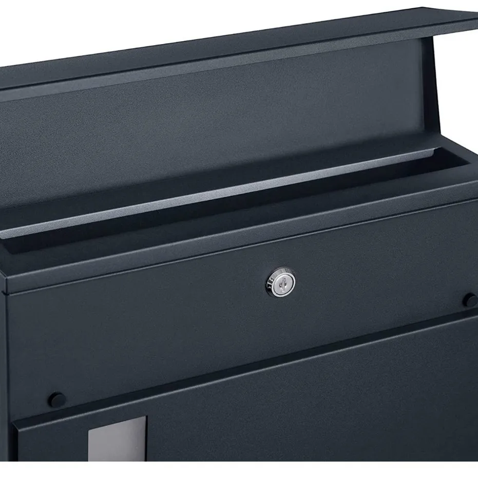 Modern European Stainless Steel Letter Box For Villa Outdoor Mail Receiving Use